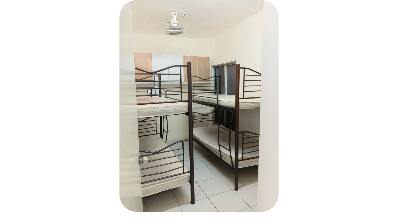Shared room bunk beds